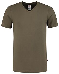 T-shirt V-hals Fitted