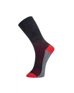 Zwarte hoge coolmax sokken die de voeten goed droog houden. 